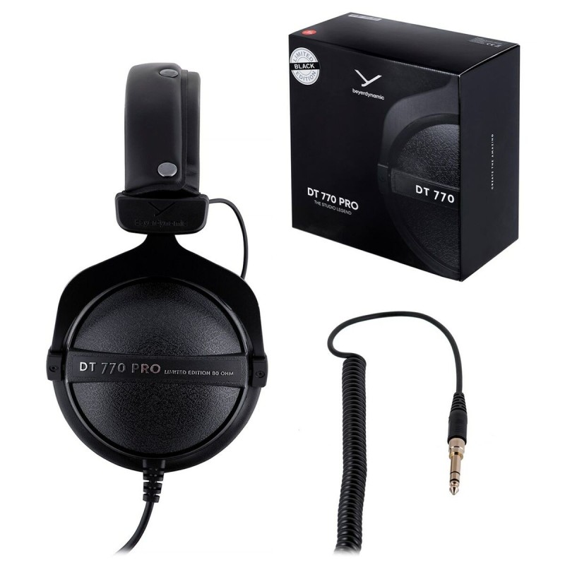 Beyerdynamic DT 770 PRO 80 OHM BLACK LIMITED EDITION - Sluchawki stud