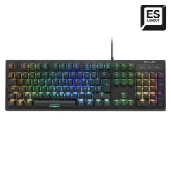 Sharkoon Skiller MECH SGK30 Tastatur Mekanisk RGB Kabling Spansk