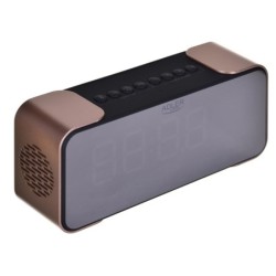 Adler Wireless alarm clock with radio AD 1190 AUX in, Copper/Black, A