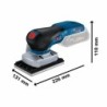 Bosch GSS 18V-13 Professional Rystepudser Uden batteri Intet batteri