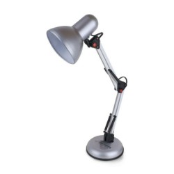 ESPERANZA DESK LAMP E27 AVIOR SILVER