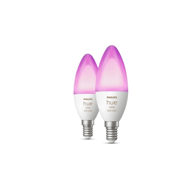 Philips Hue White and Color ambiance 2 Lampadine Smart E14 25 W