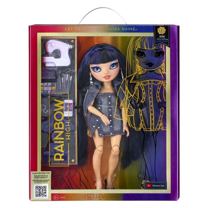 Rainbow High Blue Fashion Doll- Kim Nguyen