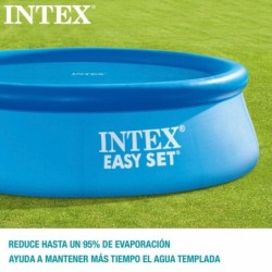 INTEX Abdeckplane Solar 244cm Polyethylen rund blau