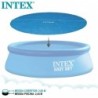 INTEX Abdeckplane Solar 244cm Polyethylen rund blau