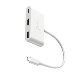 j5create JCA379EW-N Da USB-C&Acirc;&reg; ecologico a HDMI&acirc;&cent; e USB&acirc;&cent; t