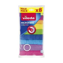 Cleaning Cloth Vileda Microfibre Colors 8 pcs