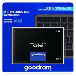 GOODRAM Solid state-drev CX400 2TB 2.5 Serial ATA-600