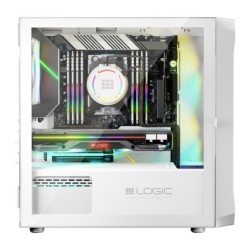 Logic PORTOS ARGB MINI USB 3.0 Case White