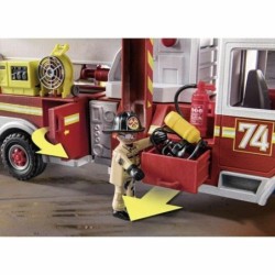 Playmobil City Action - Camion dei pompieri US Tower Ladder (70935)