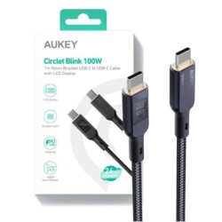 *AUKEY CB-MCC102 Nylon C able USB C - USB C 1.8m