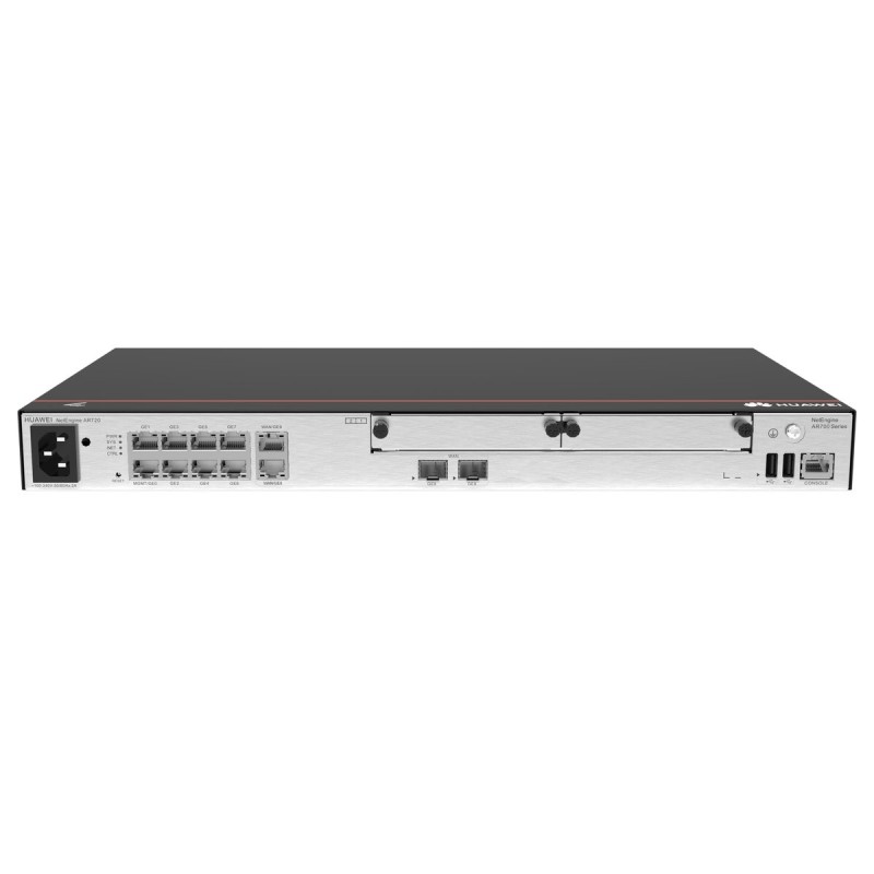 Huawei NetEngine AR720 Router 8-port switch Kabling