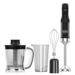 BLACK+DECKER Hand Blender 1500W Black Accessories