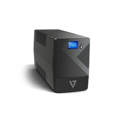 V7 UPS da scrivania UPS 600VA con 6 uscite LCD touch UPS1P600E