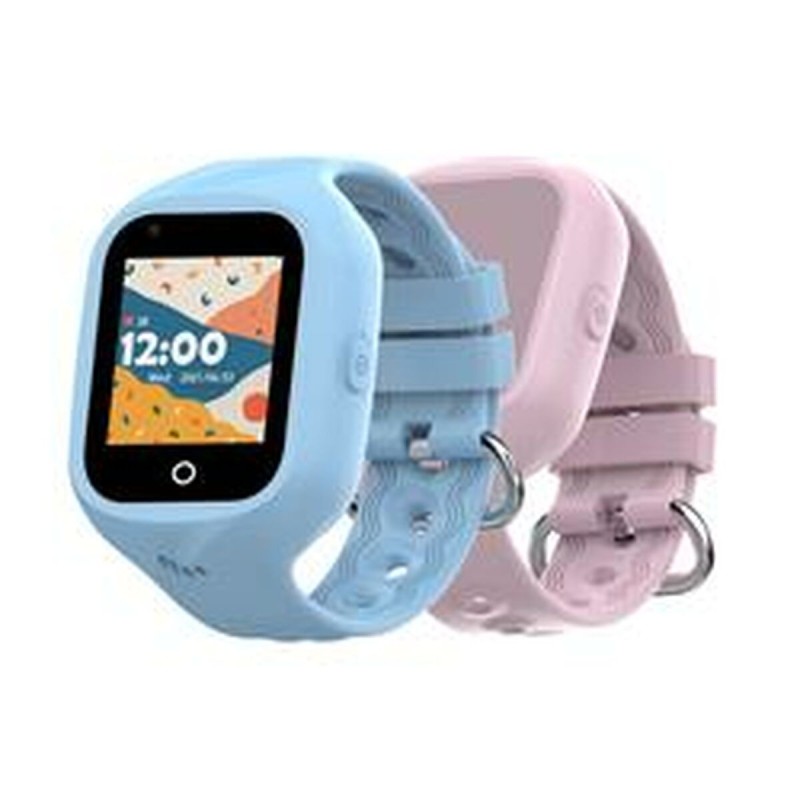 Kidswatch 4G Smartwatch f&Atilde;&para;r barn Bl&Atilde;&yen; + Rosa rem