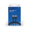 SAVIO CL-176 Kabel Display Port 1.4, 3m, miedz, bawelniany oplot