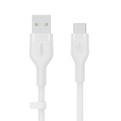 Belkin BOOST&uarr;CHARGE Flex cavo USB 3 m USB 2.0 USB A USB C Bianco