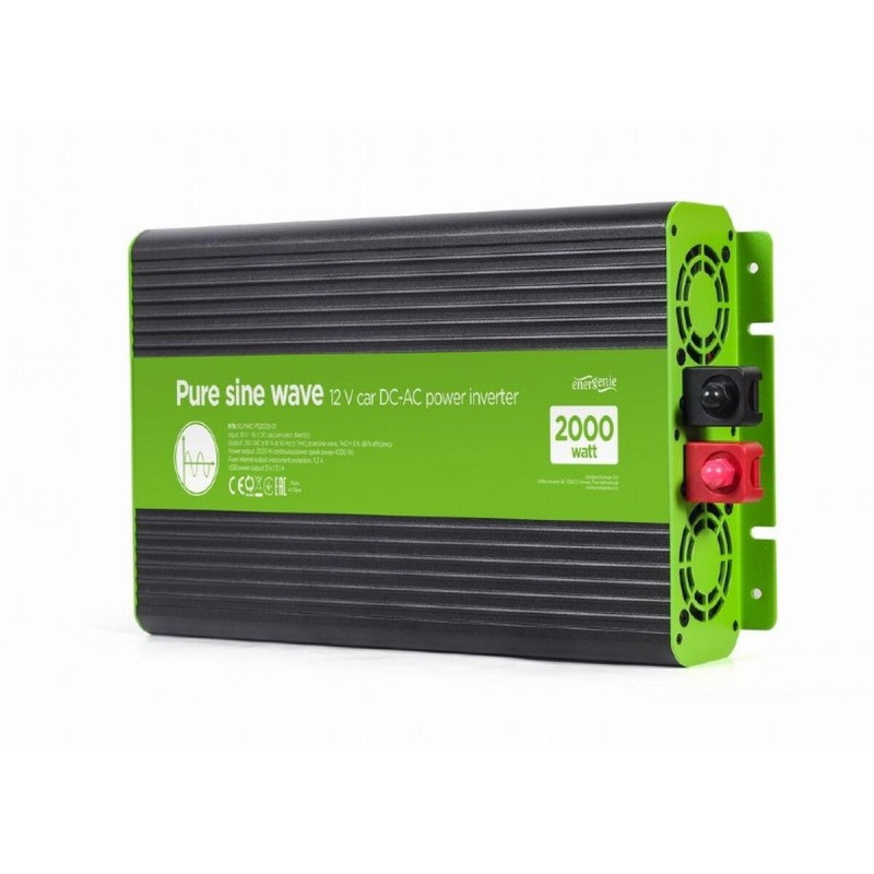 Convertitore per auto EnerGenie 12V CC / 2000W - EG-PWC-PS2000-01