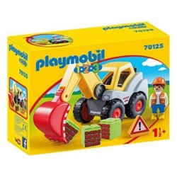 Playmobil 1.2.3 - Escavatore a pala (70125)