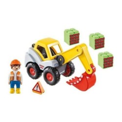 Playmobil 1.2.3 - Escavatore a pala (70125)