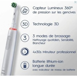 Spazzolino elettrico Oral-B Pro 3 3000 Sensitive Clean 760918