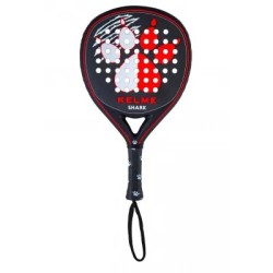 Kelme Shark Pala de Padel - Forma Mixta - Marco 100% Carbono - Cara 1