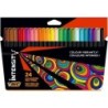 Bic Intensity Pack de 24 Rotuladores - Punta 0.9mm - Tinta con Base d