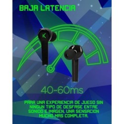 Ksix Saga Auriculares Inalambricos Gaming con Microfono Bluetooth 5.0