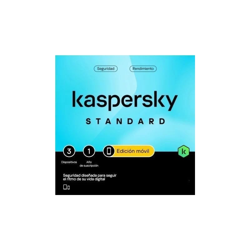 Kaspersky Standard Mobile Antivirus - 3 Dispositivos - Servicio 1 A&ntilde;o