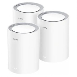 Cudy M1800 Pack de 3 Sistemas WiFi 6 Mesh AX1800 Dual Band - 1201Mbps