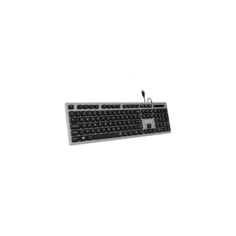 Subblim Teclado Ergon&oacute;mico Delgado - Teclas silenciosas y c&oacute;ncavas 