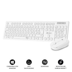 Subblim Combo Business Slim - Teclado y rat&oacute;n inal&aacute;mbricos - Ergono