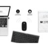 Subblim Multi-Device Combo - Tastiera e Mouse - Tecnologia wireless Bluetooth e radiofrequenza 2.4G - Mouse con batteria ricari