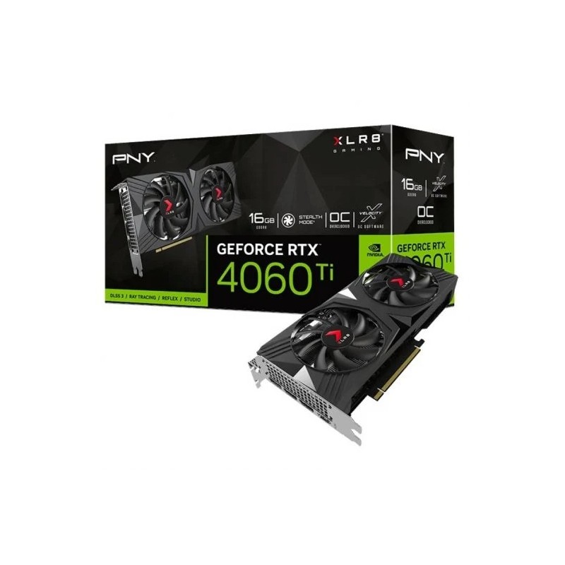 PNY GeForce RTX 4060 Ti Verto XLR8 Tarjeta Grafica 16GB GDDR6 NVIDIA 