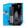 SodaStream Soda Maker DUO black Schwarz QC incl 1 Glas- Glas &amp; 1 PET-