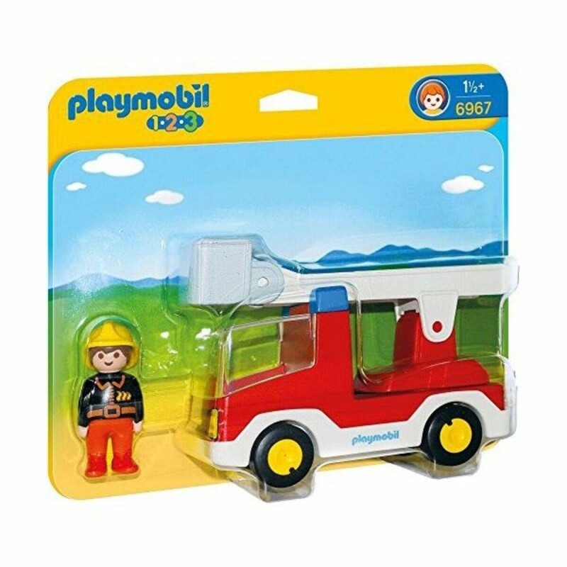 Playmobil 1.2.3 - Veicolo scala antincendio (6967)