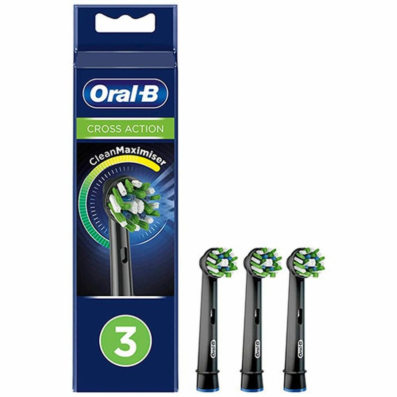 Oral-B CrossAction CleanMaximiser Black Edition 3er Pack 410621