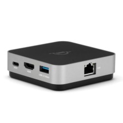 OWC 6-Port Travel Dock 100W- Space Gray (Ethernet)