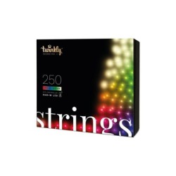 twinkly Smarte Lichterkette STRINGS 250 LEDs RGBW 20m mit WLAN und Ap