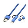 Coolbox Cable MULTIUSB MICRO/C Azul