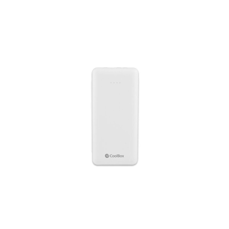 COOLBOX POWERBANK 10K MAH BLANCO CABLES INTEGRADOS