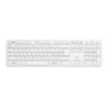 Slim keyboard Silver/White