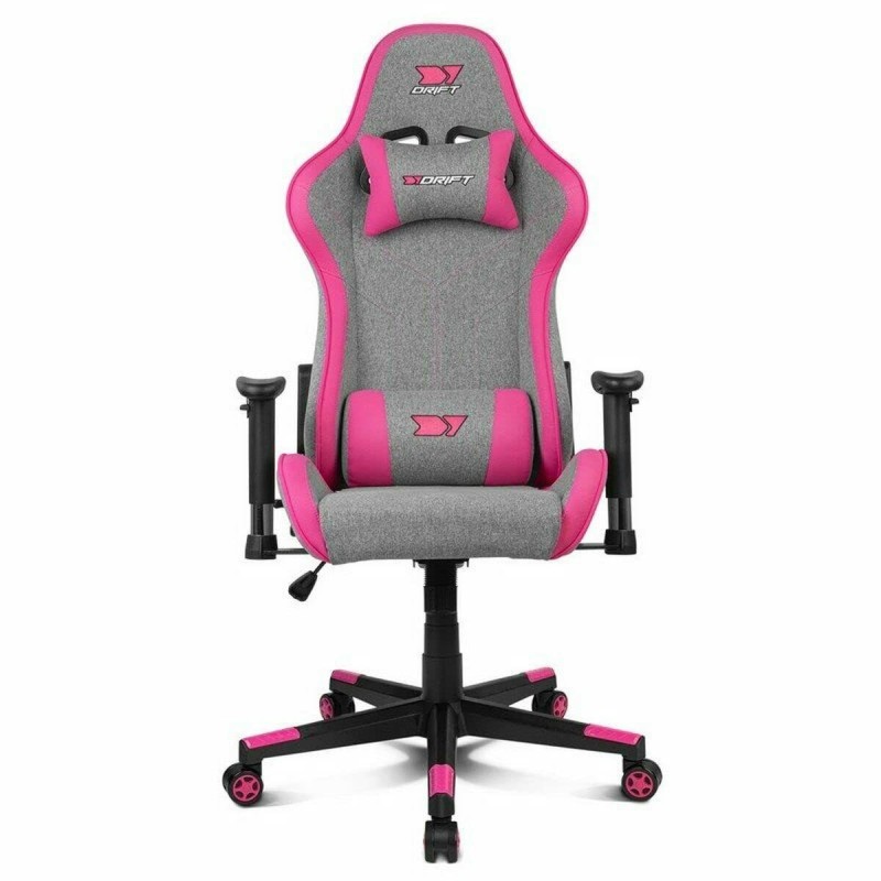 DRIFT Silla Gaming DR90 PRO Gris/Rosa