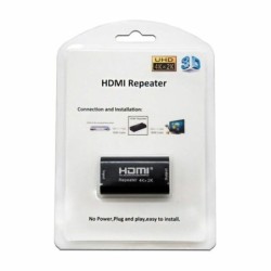 Nanocable Repetidor HDMI V1.4 A/H-A/H, Negro