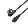 Ewent Cable alimentaci&oacute;n 1,8m (IEC320 to C13)