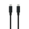 Nanocable Cable USB 2.0 3A USB-C M/M Negro 2 m