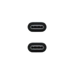 Nanocable Cable USB 2.0 3A USB-C M/M Negro 2 m