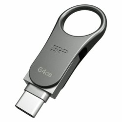 SP Lapiz USB C80 USB-C 3.2 64GB Dual Metalico