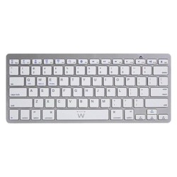 Ewent Teclado Bluetooth iOS/Android/Win Slim Plata