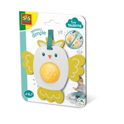 SES Creative Tiny Talents Peluche con pop-it da appendere - Uccello